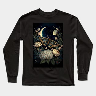 Wiccan witchcraft Moth and magic of night 11 Long Sleeve T-Shirt